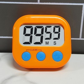 Digital Timer with Magnetic Back, Big Numbers, and ON/Off Switch - AA Battery Not Included
