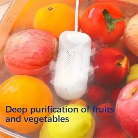 Portable Fruit And Vegetable Cleaning Purifier Meat Vegetables And Fruit Disinfection Cleaning Machine Automatic Household To Farm Residue Vegetable Washing Machine
