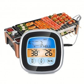 Digital Meat Thermometer BBQ Kitchen Cooking Thermometer With Waterproof Probe Timer Backlight Oven Thermometer Kitchen Gadgets
