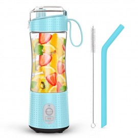 Portable Blenders 350ml Personal Size Blender Smoothies and Shakes Mini Blender USB Rechargeable with Eight Blades Handheld Blender Sports Travel
