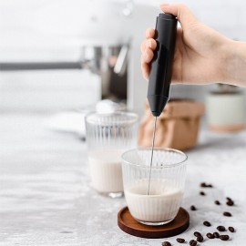 Electric Milk Frother Handheld Automatic Rotary Egg Beater Coffee Foamer Drink Mixer Whisk ABS Plastic Cooking Stirring Tools
