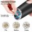 Gravity Electric Pepper Grinder Salt and Pepper Mill & Adjustable Coarseness Battery Powered with LED Light One Hand Automatic Operation
