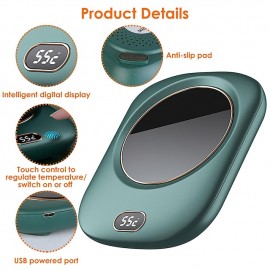 Electric Coffee Mug Heater for Desk Auto Shut off USB Tea Milk Beverage Cup Heater Heating Plate for Office Home 3 Temperature Setting
