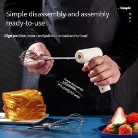 Wireless Electric Food Mixer Portable 3 Speeds Egg Beater Baking Dough Cake Cream Mixer Kitchen Tools
