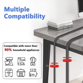 2/4/6pcs Wire Cord Organizer For Appliances Cord Wrap Holder Stick On Cooker Accessories For Mixer Blender Toaster Coffee Maker Pressure Cooker And Air Fryer Storage
