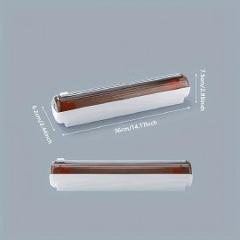 1pc Fresh-keeping Film Cutter Kitchen Household Simple Food Fresh-keeping Film Cutting Box Storage Kitchen Supplies
