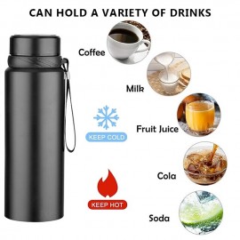 1000ML Smart Thermos Bottle Keep Cold and Hot Bottle Temperature Display Intelligent Thermos for Water Tea Coffee Vacuum Flasks
