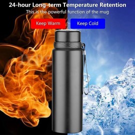 1000ML Smart Thermos Bottle Keep Cold and Hot Bottle Temperature Display Intelligent Thermos for Water Tea Coffee Vacuum Flasks
