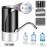 Electric Potable Water Dispenser, Electric Drinking Water Pump Automatic Portable Water Bottle Dispenser with USB Charger for 4.5-19 Liters
