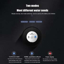 Electric Potable Water Dispenser, Electric Drinking Water Pump Automatic Portable Water Bottle Dispenser with USB Charger for 4.5-19 Liters
