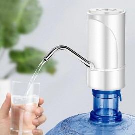 Electric Potable Water Dispenser, Electric Drinking Water Pump Automatic Portable Water Bottle Dispenser with USB Charger for 4.5-19 Liters
