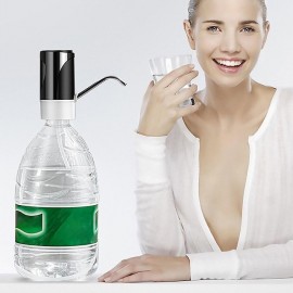 Electric Potable Water Dispenser, Electric Drinking Water Pump Automatic Portable Water Bottle Dispenser with USB Charger for 4.5-19 Liters
