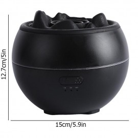 1 PCS Essential Oil Diffusers Large Room 360ml Flame Aromatherapy Diffuser for Home Bedroom for Run 24 Hours and Auto Off Big Humidifier Ultrasonic 7 Colors LED Night Light
