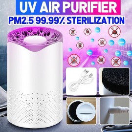 New Upgrade UV Air Purifier Allergies Eliminator Air Cleaner for Dust Pollen Smoke and Pet Dander Purifiers for Home Office Room