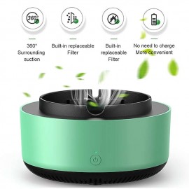 Multipurpose Ashtray with Air Purifier Function for Filtering Second-Hand Smoke From Cigarettes Remove Odor
