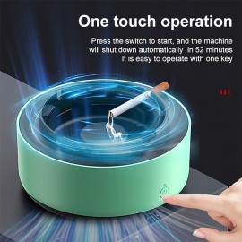 Multipurpose Ashtray with Air Purifier Function for Filtering Second-Hand Smoke From Cigarettes Remove Odor

