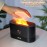 Flame Air Diffuser,Humidifier,Portable-Noiseless Aroma Diffuser for Home,Office or Yoga Essential Oil Diffuser with No-Water Auto-Off Protection