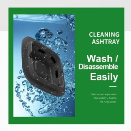 Smokeless Ashtrays For Cigarettes Indoor 2 In 1 Air Purifier Multifunctional Negative Ion Air Fresher for Filtering Second-Hand Smoke From Cigarettes Remove Odor Without Battery
