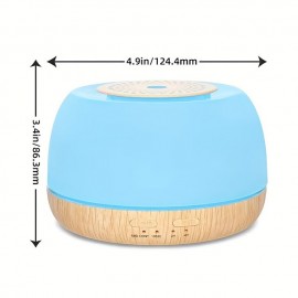 300ml Essential Oil Diffuser With USB Cable Remote Control 7-LED Color Changing Light Ultrasonic Cool Mist Mini Aromatherapy Air Humidifier For Room Home Bedroom
