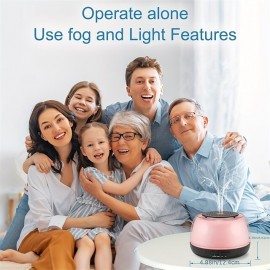 300ml Essential Oil Diffuser With USB Cable Remote Control 7-LED Color Changing Light Ultrasonic Cool Mist Mini Aromatherapy Air Humidifier For Room Home Bedroom
