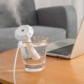 USB Portable Air Humidifier Diamond Shaped Bottle Aroma Diffuser Mist Maker For Home Office Humidification Detachable
