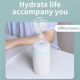 Portable 420ml Air Humidifier Aroma Oil Humidificador for Home Car USB Cool Mist Sprayer with Colorful Soft Night Light
