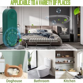 Plug-in Negative Ion Air Purifier Mini Portable Negative Ion Generator for Home  Remove Smell Pollutants Smoke Suitable for Bedrooms Toilets Living Roombathroomsclosetspet room
