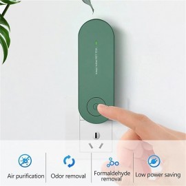 Plug-in Negative Ion Air Purifier Mini Portable Negative Ion Generator for Home  Remove Smell Pollutants Smoke Suitable for Bedrooms Toilets Living Roombathroomsclosetspet room

