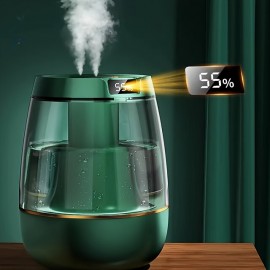 Cool Mist Humidifier With Double Spray Head Bedroom Night Light Humidifier For Home Nursery Plant Humidifier Silent Air Humidifier Sustainable Use Up To 36 Hours Water Shortage Auto Shut Off
