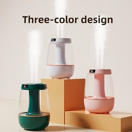 Cool Mist Humidifier With Double Spray Head Bedroom Night Light Humidifier For Home Nursery Plant Humidifier Silent Air Humidifier Sustainable Use Up To 36 Hours Water Shortage Auto Shut Off
