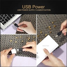 USB Wood Grain Essential Oil Diffuser Ultrasonic Humidifier Household Aroma Diffuser Aromatherapy Mist Maker with LED Colorful Gradient Humidifier
