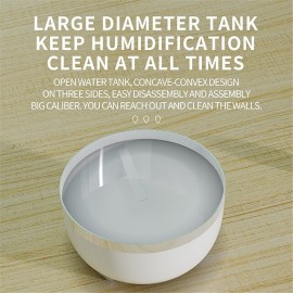 Anti-Gravity Humidifier for Bedroom Air Humidifier with Water Drop Levitating Countercurrent 500ml Smart Ultrasonic Cool Mist Humidifier with Light 2 Modes for Home Office Energy-Saving
