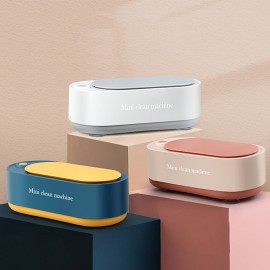 Ultrasonic Cleaning Machine USB Mini Office Glasses Watch Jewelry Cleaning Multifunctional Cleaning Machine High Frequency Vibration Cleaning