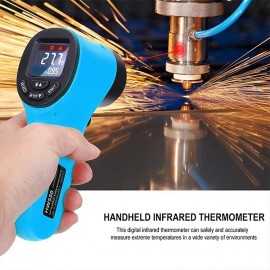1PC Non-Contact Infrared Kitchen Thermometer Handheld Digital Infrared Thermometer IR Laser Thermometer -5050/550 Industrial Thermometer Meter Pyrometer(without Battery)
