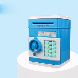 Piggy Bank, Electronic ATM Password Cash Coin Can Auto Scroll Paper Money Saving Box Toy Gift for Kids
