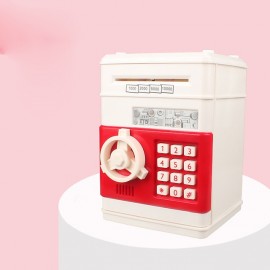 Piggy Bank, Electronic ATM Password Cash Coin Can Auto Scroll Paper Money Saving Box Toy Gift for Kids
