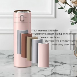 Smart Thermos Mug Mini Stainless Steel Thermos Cup Portable Leak Proof Water Cup with Filter Water Vacuum Tea Coffee Bottle Cup
