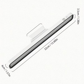 Rechargeable LED Magnetic Reading Light, Desk Lamp 3 Color Modes Stepless Dimming Eye Protection Remote Control Table Lamp Touch Dimming Bedroom Dormitory Light
