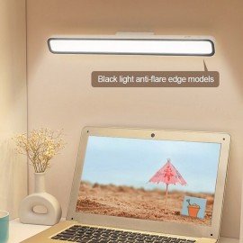 Rechargeable LED Magnetic Reading Light, Desk Lamp 3 Color Modes Stepless Dimming Eye Protection Remote Control Table Lamp Touch Dimming Bedroom Dormitory Light

