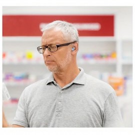 Noise Reduction Sound Amplifier With Charge Case Type-C Port BTE Hearing Aid Rechargeable For Deafness
