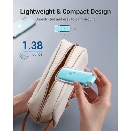 USB Rechargeable Book Reading Light, Warm White, Brightness Adjustable, LED Clip on Book Lights for Reading in Bed, Car Reading Light for Kids, Bookworms

