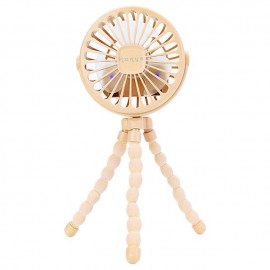 USB Charging Portable Fan Eight-claw Fish Mini Luminous Fan Can Be Hung Can Be Standing Can Be Wrapped Three Windshields
