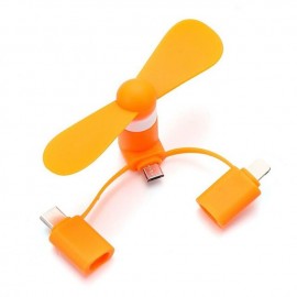 The New 2 in1/3 in 1 Portable Cell Phone Mini Electric Fan Cooling Cooler Usb Fan Mobile Fan Mini Fan For Phone 6 Colors Mask
