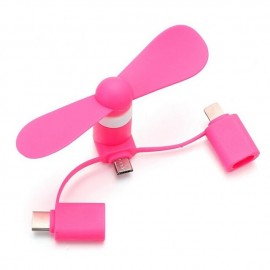 The New 2 in1/3 in 1 Portable Cell Phone Mini Electric Fan Cooling Cooler Usb Fan Mobile Fan Mini Fan For Phone 6 Colors Mask
