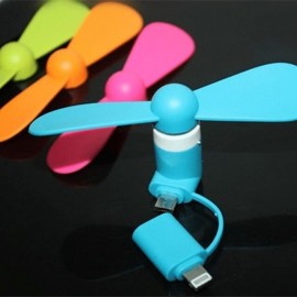 The New 2 in1/3 in 1 Portable Cell Phone Mini Electric Fan Cooling Cooler Usb Fan Mobile Fan Mini Fan For Phone 6 Colors Mask
