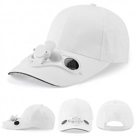 Five Colors Summer Sport with Fan Sun Protection Solar Cotton Hat Sun Visor Cap Baseball Casual Cap Unisex
