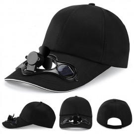 Five Colors Summer Sport with Fan Sun Protection Solar Cotton Hat Sun Visor Cap Baseball Casual Cap Unisex
