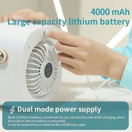 NTWGO Portable Air Conditioner Rechargeable Silent and Perfect for Office Home Car and Outdoor Activities - An Ideal Gift!
