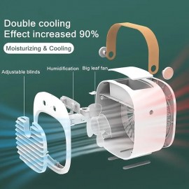 NTWGO Portable Air Conditioner Rechargeable Silent and Perfect for Office Home Car and Outdoor Activities - An Ideal Gift!
