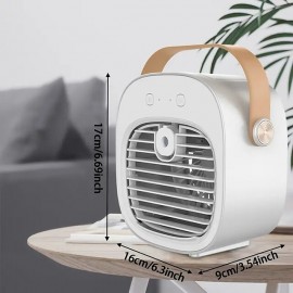 NTWGO Portable Air Conditioner Rechargeable Silent and Perfect for Office Home Car and Outdoor Activities - An Ideal Gift!
